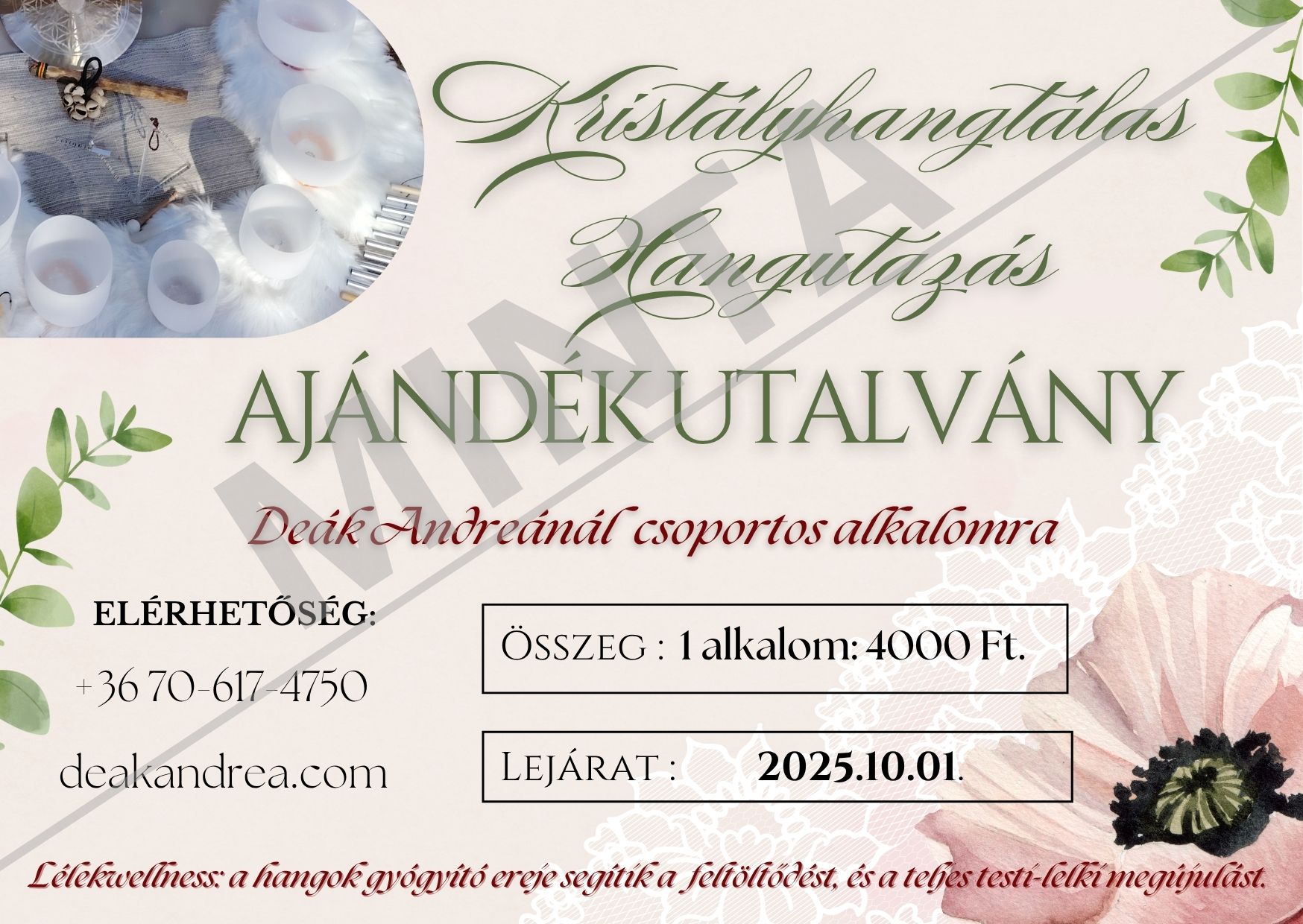 Ajándékutalványminta
